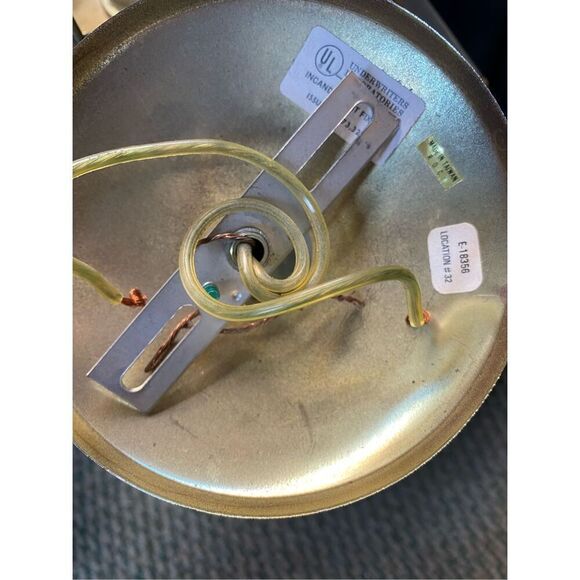 Brass Beveled Glass Hanging 12 Bell Shape Foyer Chandelier Light Pendant Fredric - Picture 3 of 4